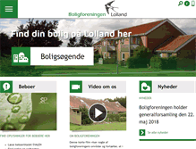Tablet Screenshot of boliglolland.dk